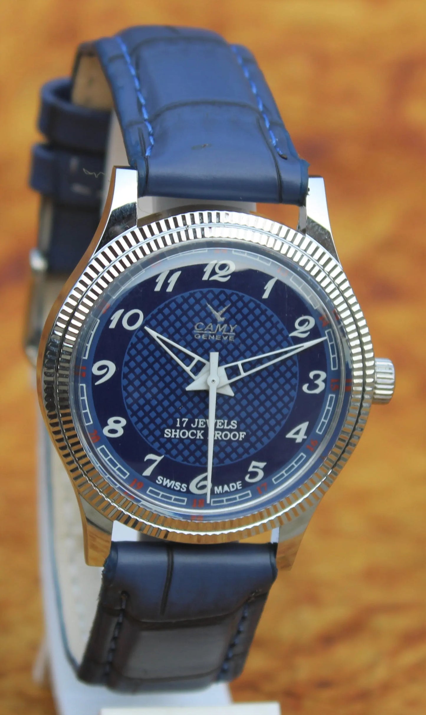 Camy Geneva 17 Jewels ST96 Vintage Mechanical Hand Wind Swiss Made Wristwatch - Genuine Vintage Watches
