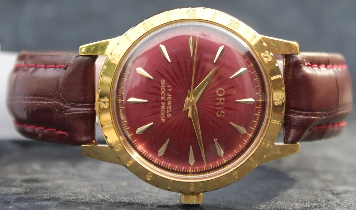 Oris Vintage 17 Jewels FHF ST96 Mechanical Hand Wind Swiss Made Wristwatch - Genuine Vintage Watches