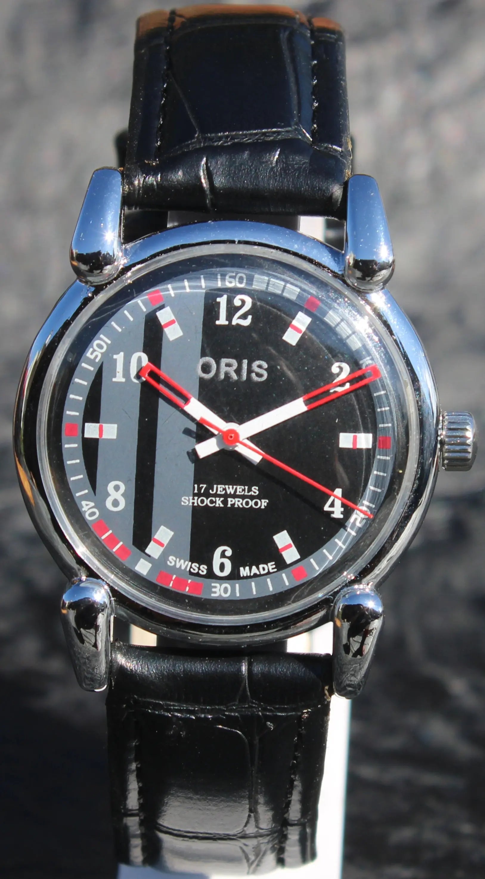 Vintage online Oris Dark Black Dial 17 Jewels Swiss Movement St96 Beautiful Hands