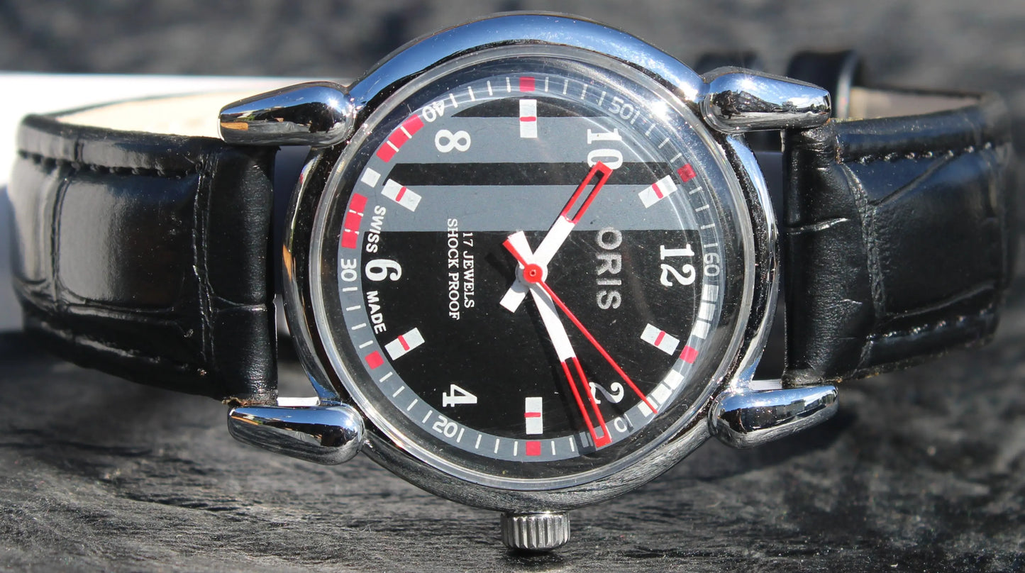 ORIS Vintage 17 Jewels Wristwatch ST96 Mechanical Hand Wind Movement - Genuine Vintage Watches