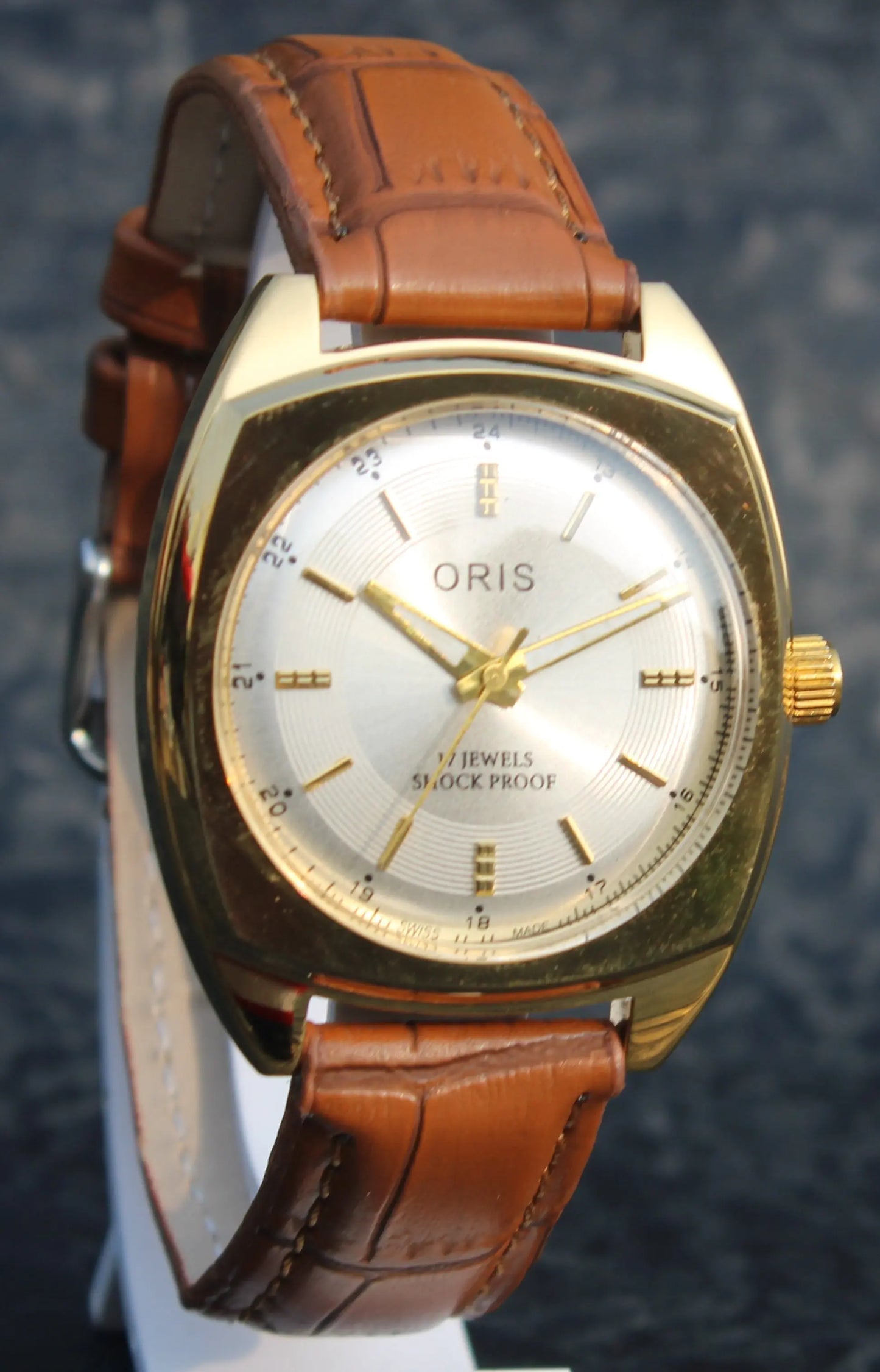 Hand Winding Watch ORIS Vintage 17 Jewels FHF ST96 Mechanical Hand Wind Swiss Made - Genuine Vintage Watches
