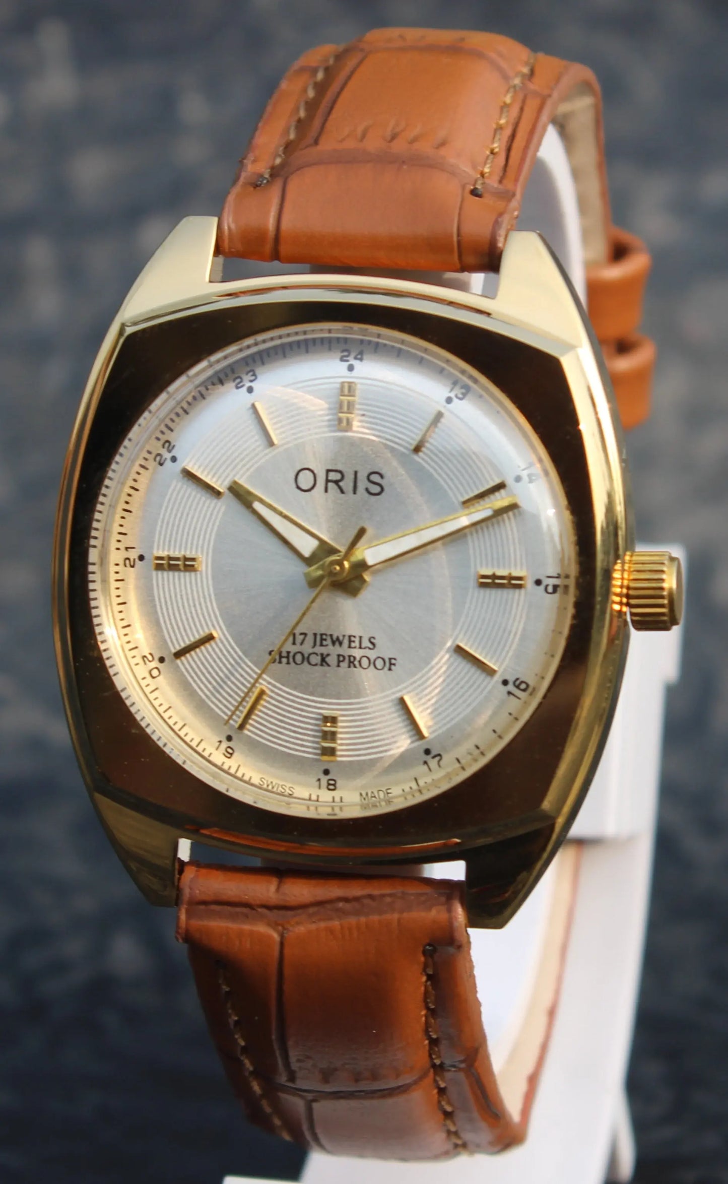 Hand Winding Watch ORIS Vintage 17 Jewels FHF ST96 Mechanical Hand Wind Swiss Made - Genuine Vintage Watches