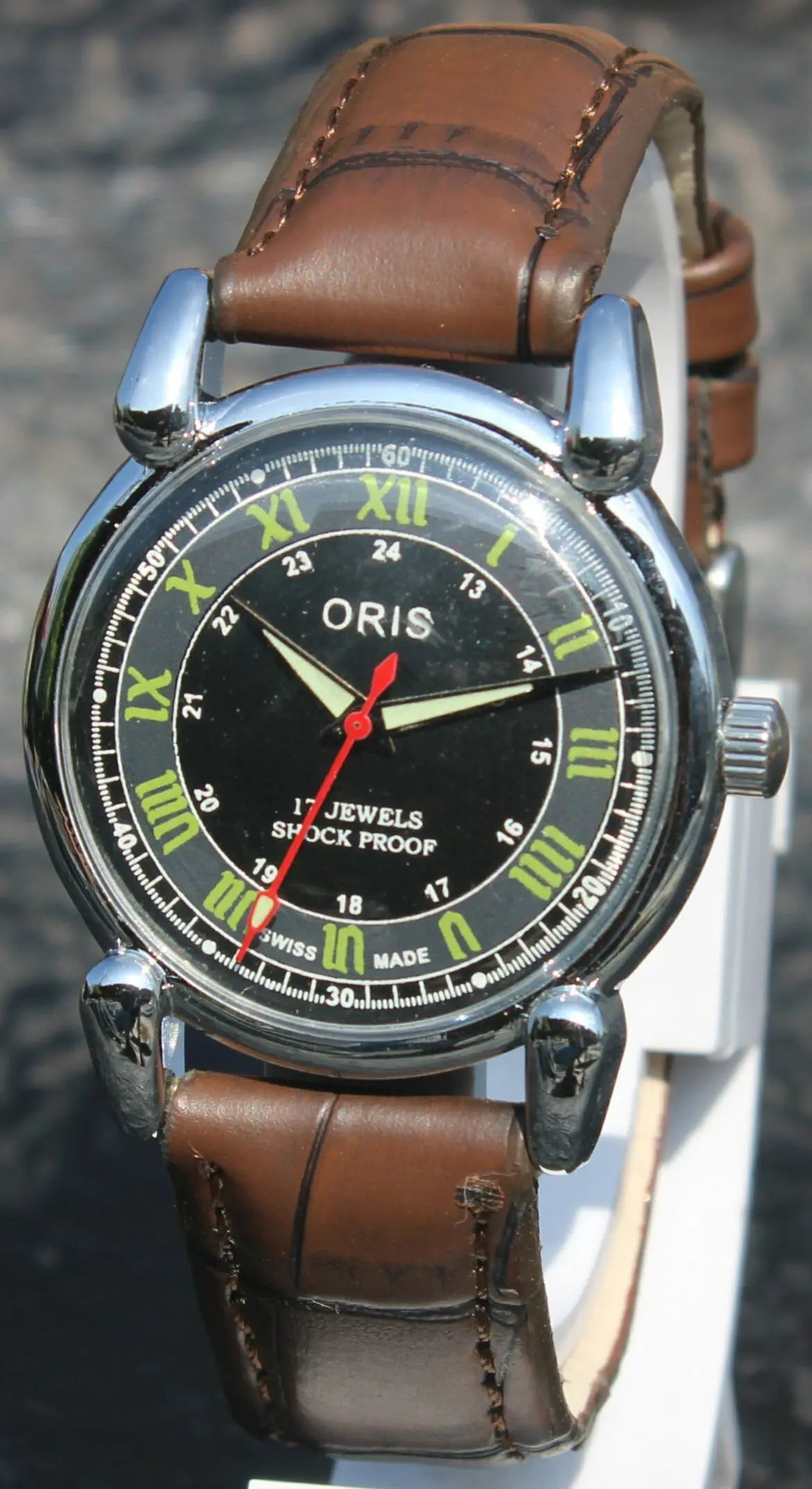 ORIS Mechanical Watch 17 Jewels FHF ST96 Hand Winding Swiss Made Movement - Genuine Vintage Watches