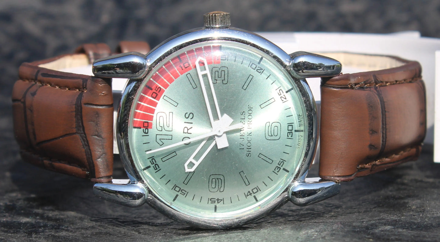 Oris ST96 17 Jewels Swiss Made Mechanical Hand Wind Wristwatch - Genuine Vintage Watches