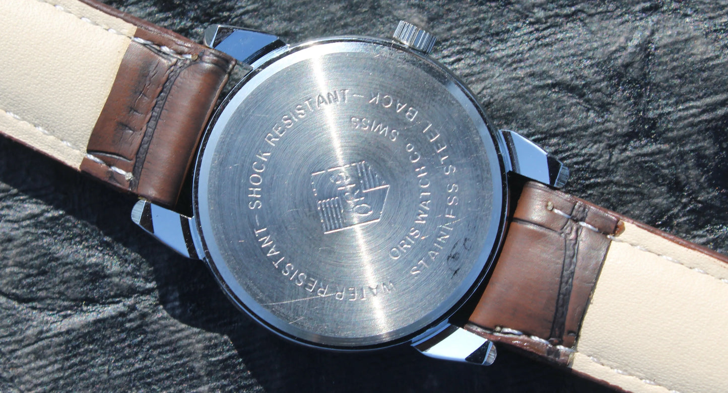 Oris ST96 17 Jewels Swiss Made Mechanical Hand Wind Wristwatch - Genuine Vintage Watches