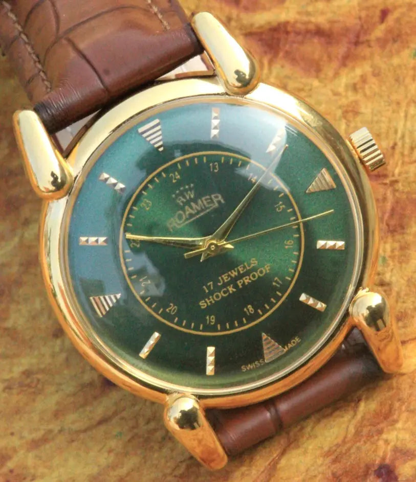 Roamer ST96 Vintage 17 Jewels Hand Winding Swiss Made Wristwatch - Genuine Vintage Watches