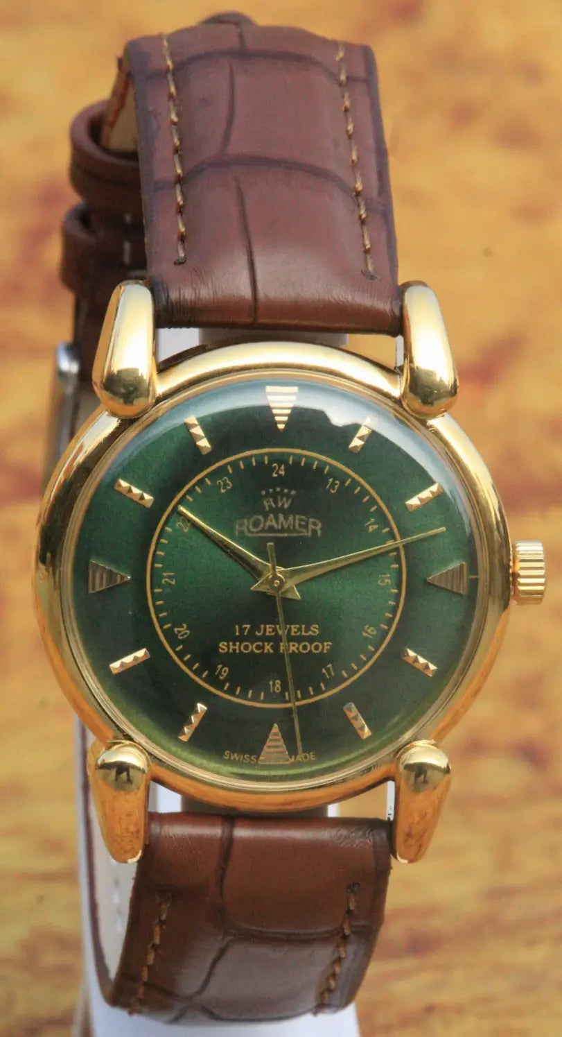 Roamer ST96 Vintage 17 Jewels Hand Winding Swiss Made Wristwatch - Genuine Vintage Watches