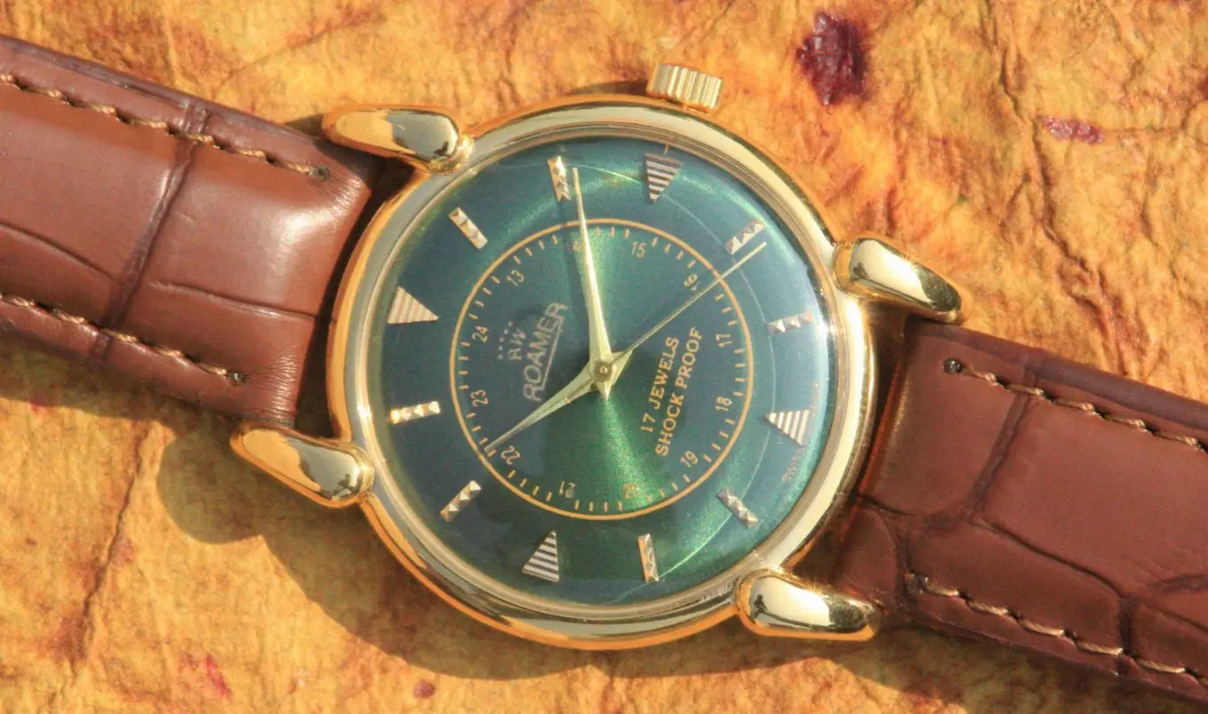 Roamer ST96 Vintage 17 Jewels Hand Winding Swiss Made Wristwatch - Genuine Vintage Watches