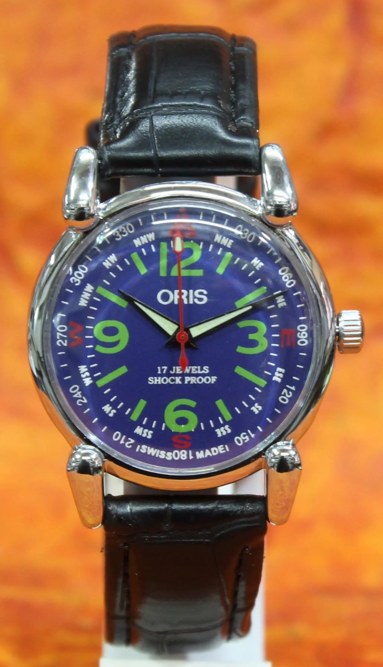 Swiss Made Men's Watch ORIS Vintage 17 Jewels FHF ST96 Hand Wind Mechanical Movement - Genuine Vintage Watches
