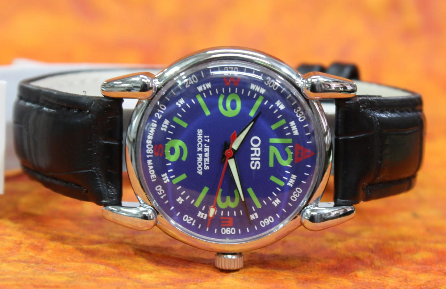 Swiss Made Men's Watch ORIS Vintage 17 Jewels FHF ST96 Hand Wind Mechanical Movement - Genuine Vintage Watches
