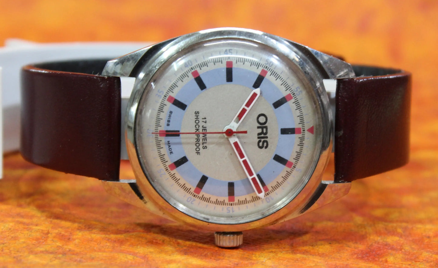Swiss Made Vintage Oris 17 Jewels ST96 Mechanical Hand Wind Men's Wristwatch - Genuine Vintage Watches