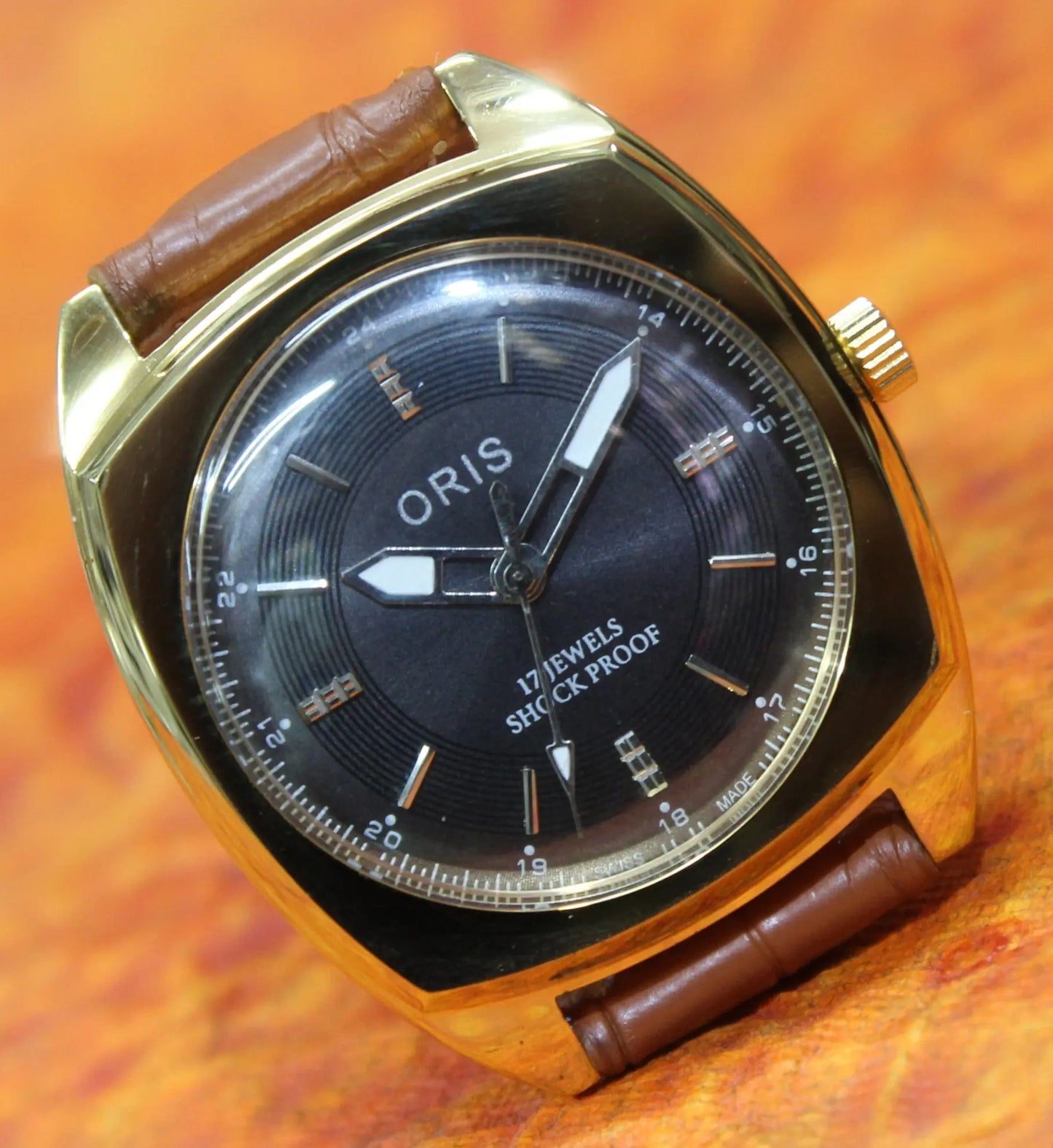 Mechanical Wristwatch ORIS Vintage 17 Jewels ST96 Swiss Made Hand Winding Mechanism - Genuine Vintage Watches