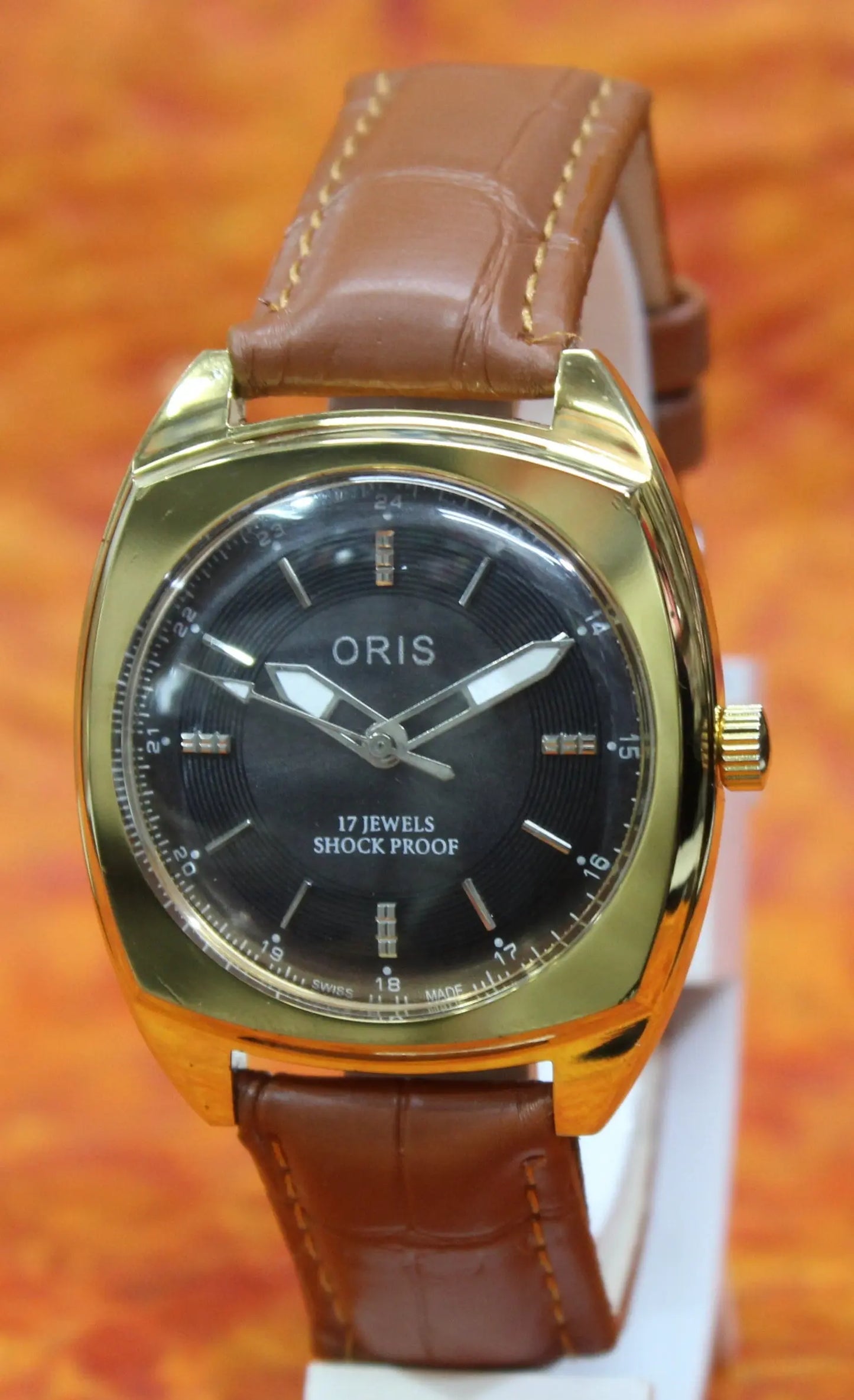 Mechanical Wristwatch ORIS Vintage 17 Jewels ST96 Swiss Made Hand Winding Mechanism - Genuine Vintage Watches