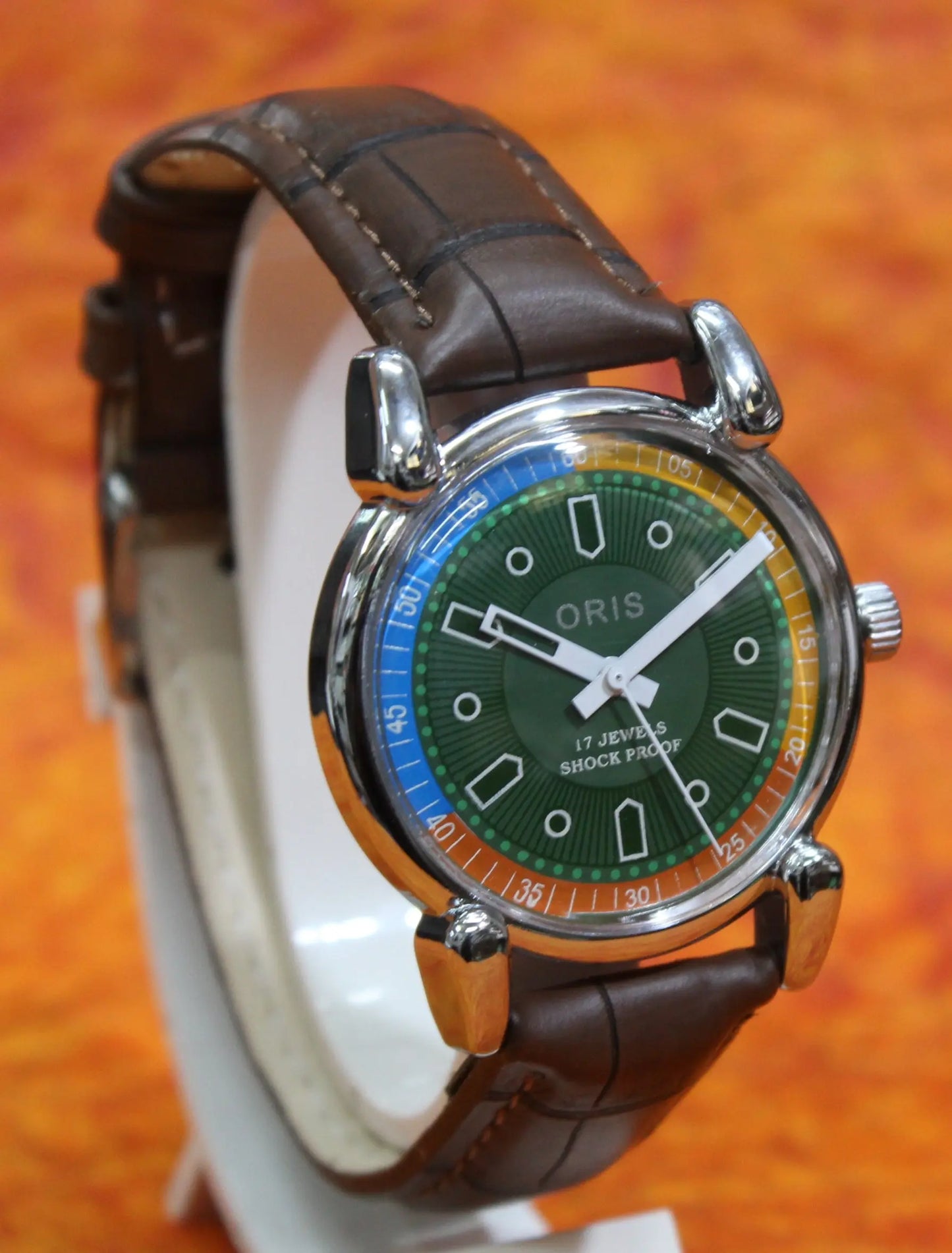 Antique Vintage ORIS Watch 17 Jewels FHF ST96 Mechanical Hand Wind Swiss Made Men's - Genuine Vintage Watches