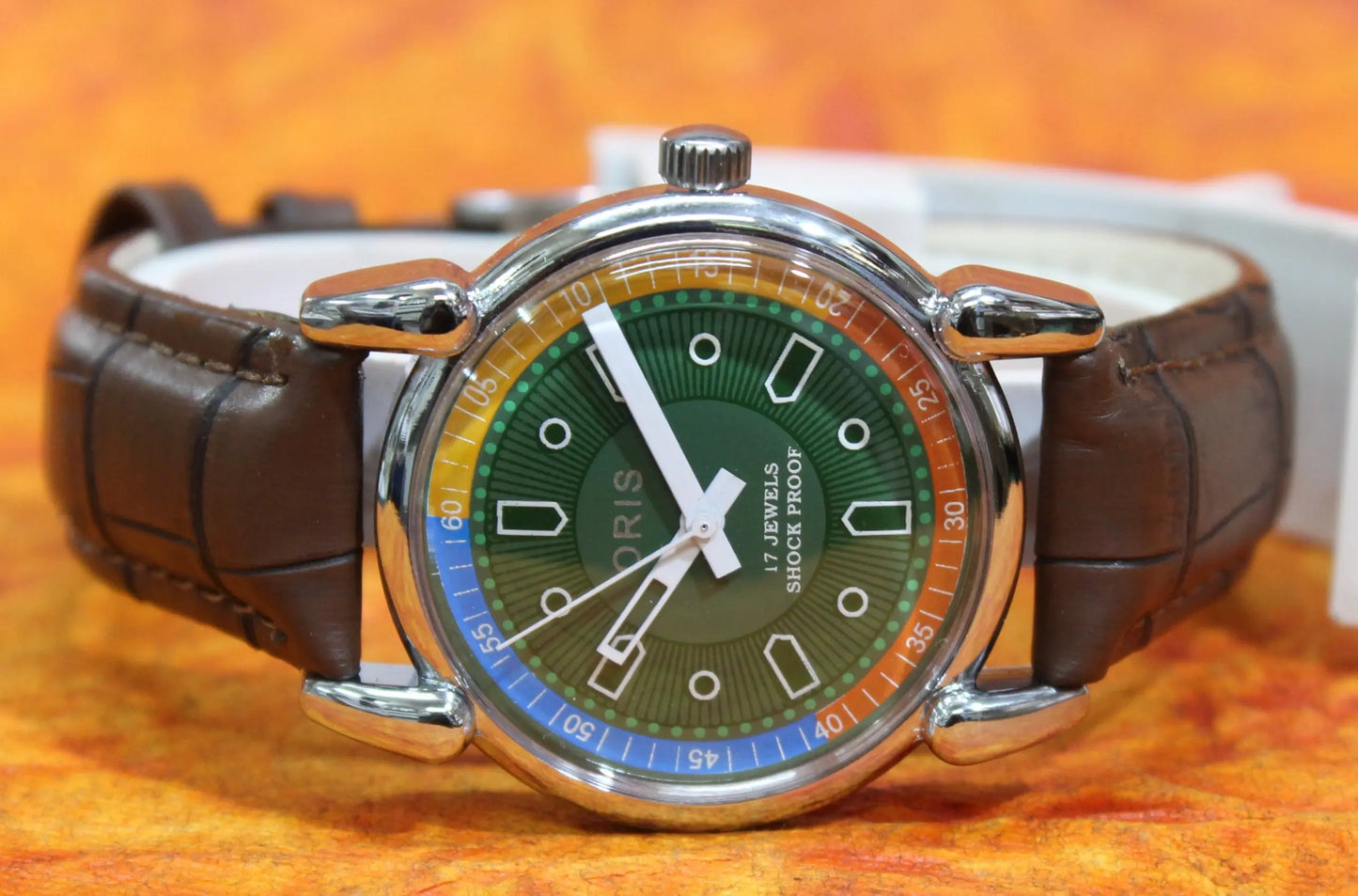 Antique Vintage ORIS Watch 17 Jewels FHF ST96 Mechanical Hand Wind Swiss Made Men's - Genuine Vintage Watches