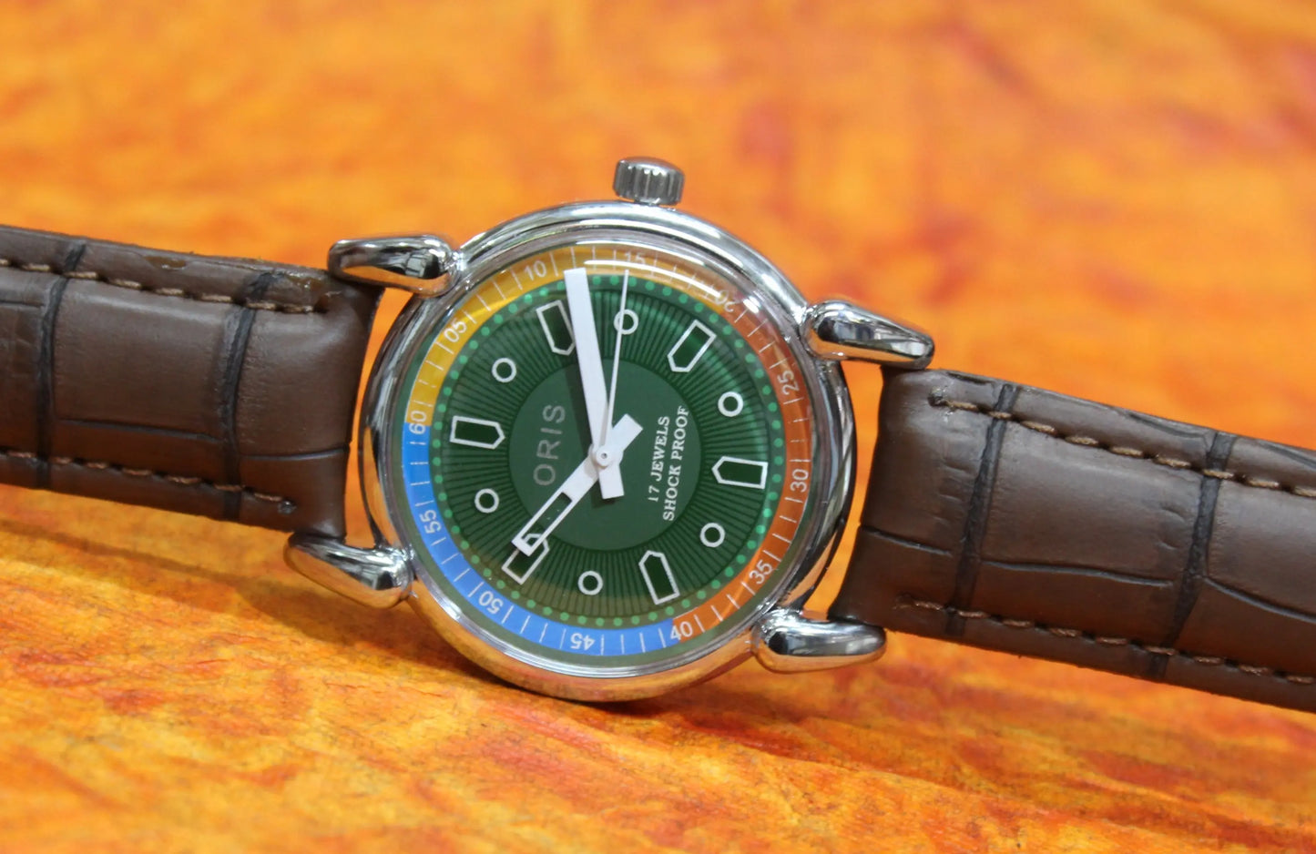 Antique Vintage ORIS Watch 17 Jewels FHF ST96 Mechanical Hand Wind Swiss Made Men's - Genuine Vintage Watches