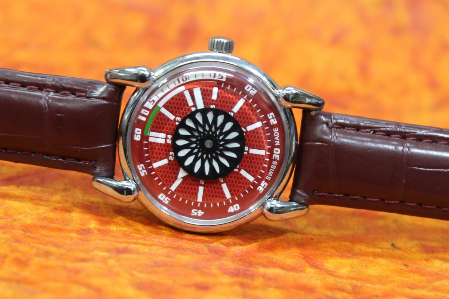 Roulette Mystery Dial Oris Vintage 17 Jewels ST96 Hand Wind Wristwatch - Genuine Vintage Watches