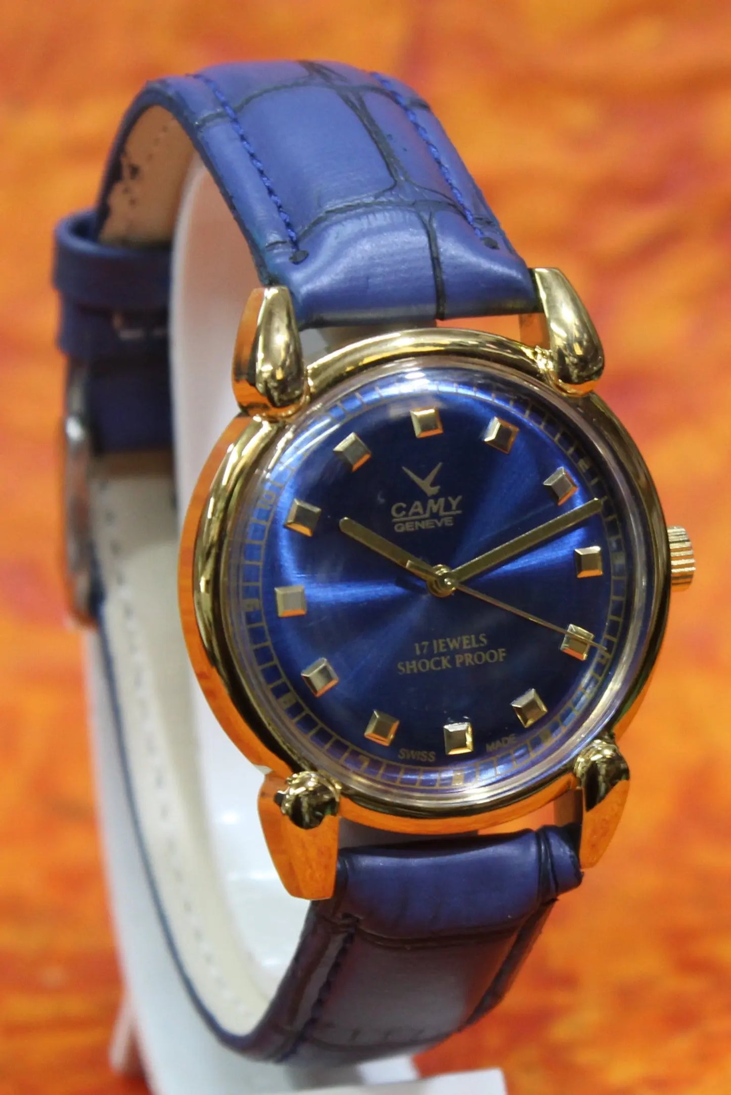 Camy Geneva 17 Jewels Wristwatch Vintage ST96 Mechanical Hand Winding Swiss Made Mechanism - Genuine Vintage Watches