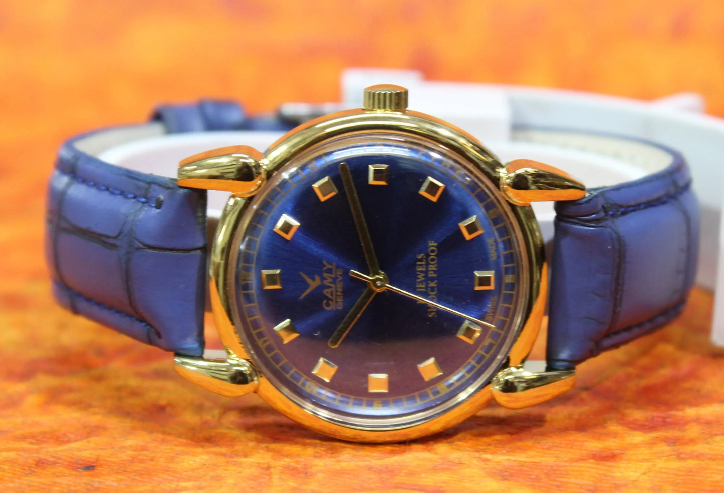 Camy Geneva 17 Jewels Wristwatch Vintage ST96 Mechanical Hand Winding Swiss Made Mechanism - Genuine Vintage Watches