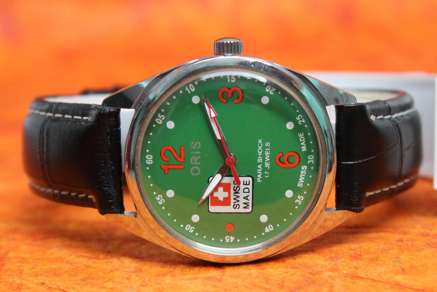 Mechanical Swiss Made Watch ORIS Vintage 17 Jewels ST96 Hand Wind Mechanism - Genuine Vintage Watches