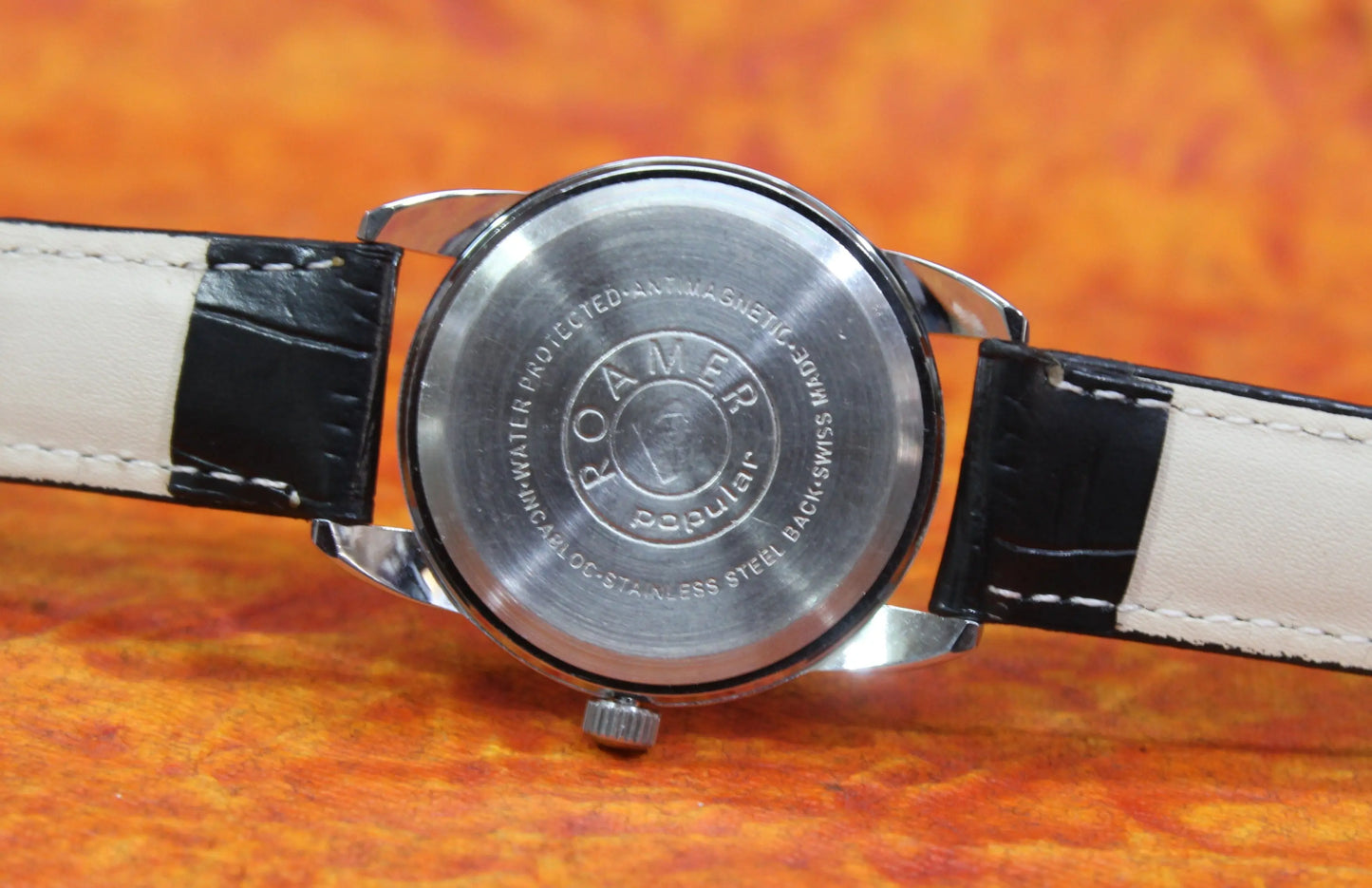 Roamer ST96 Watch 17 Jewels Mechanical Hand Winding Swiss Made Mechanism - Genuine Vintage Watches
