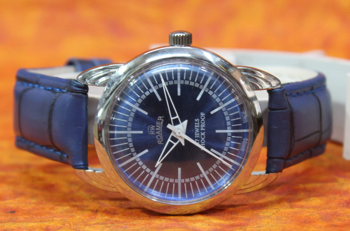 Hand Winding Watch Roamer Vintage 17 Jewels FHF ST96 Mechanical Swiss Made - Genuine Vintage Watches