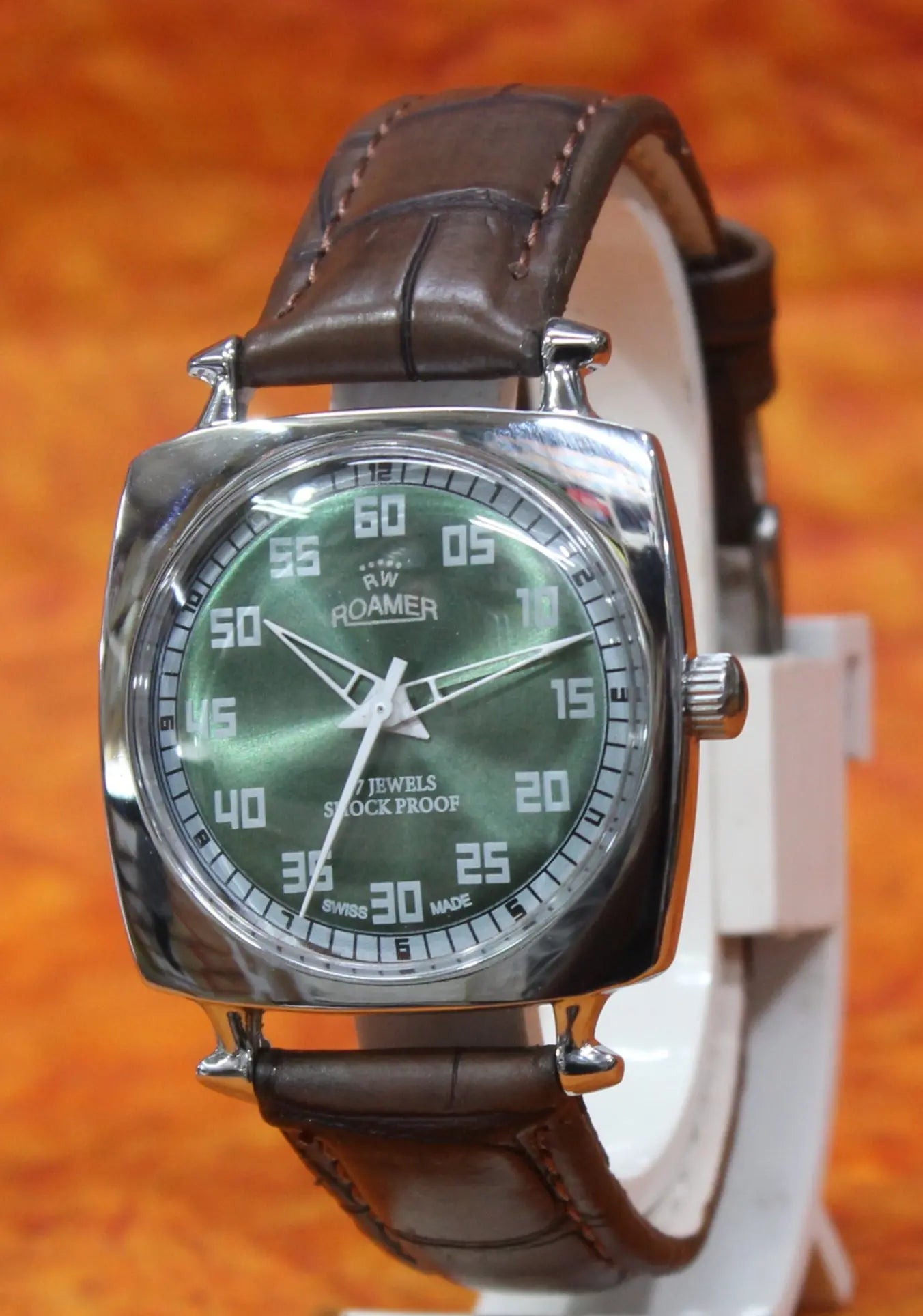 Roamer FHF ST96 Watch 17 Jewels Hand Winding Mechanical Vintage Swiss Made Movement - Genuine Vintage Watches