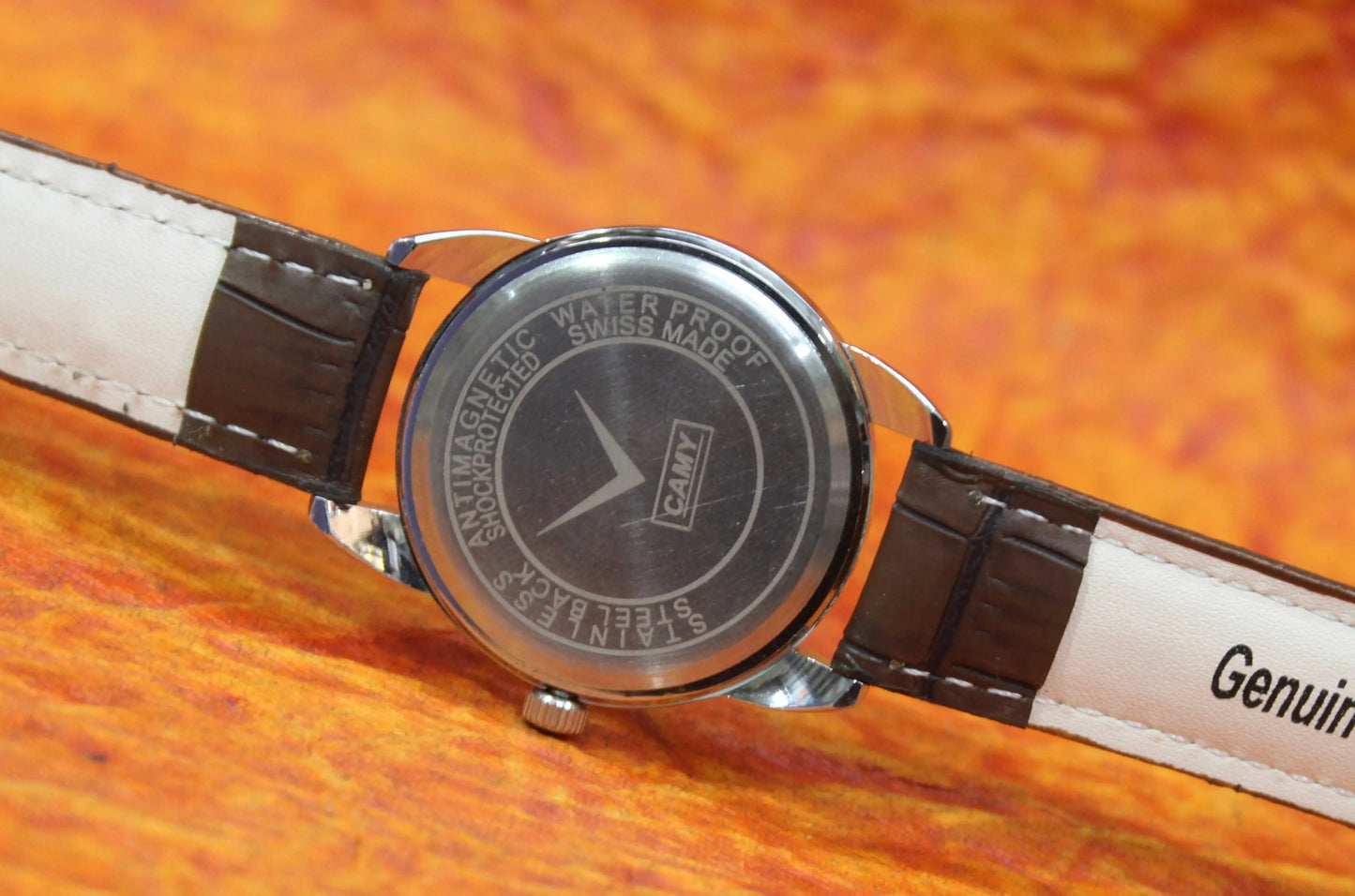 Mechanical Hand Winding Watch Camy Geneva 17 Jewels ST96 Swiss Made Mechanism - Genuine Vintage Watches
