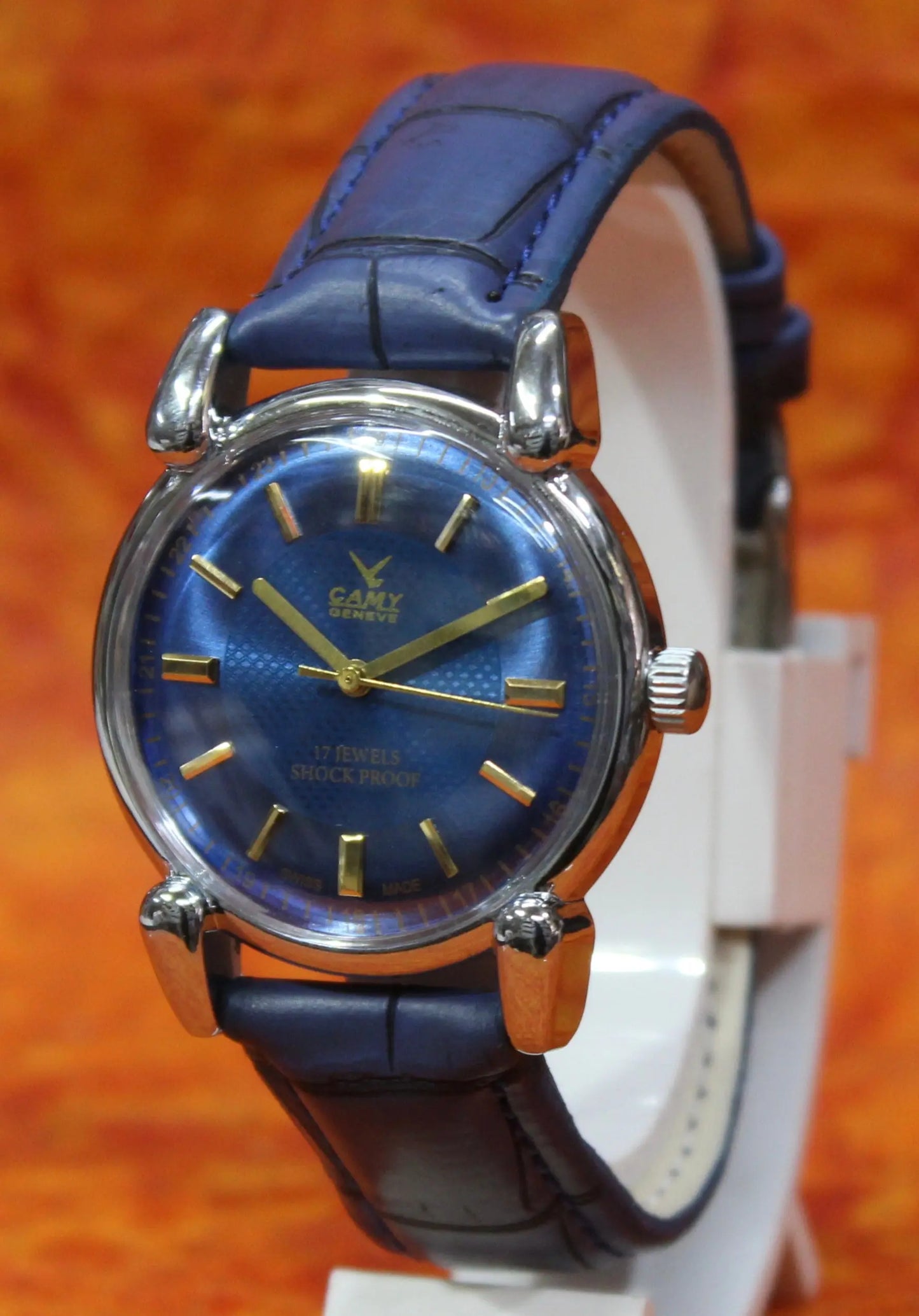 Camy Geneva Vintage 17 Jewels FHF ST96 Mechanical Hand Winding Swiss Made Wristwatch - Genuine Vintage Watches