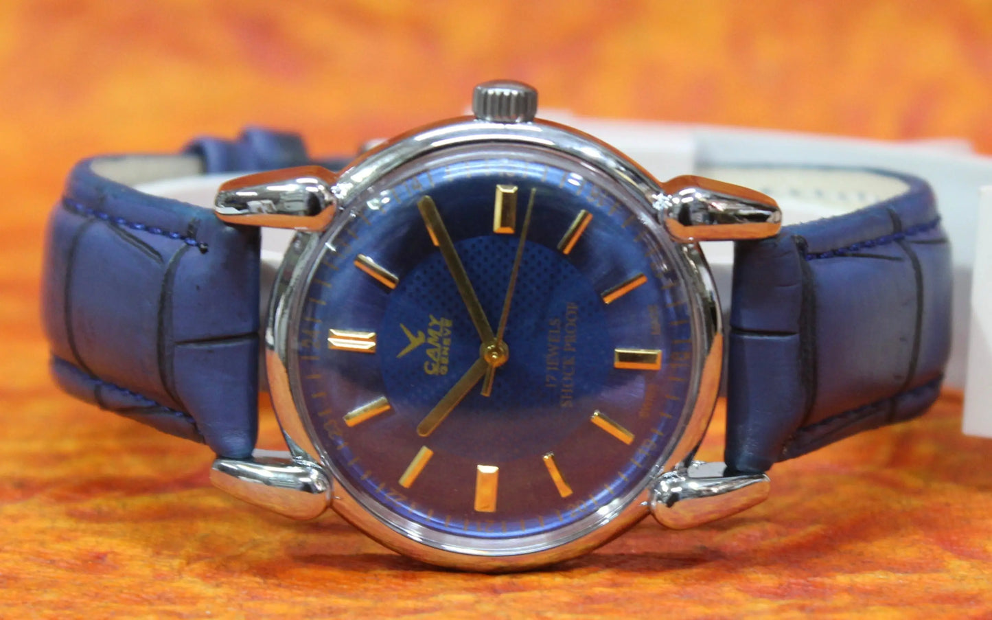 Camy Geneva Vintage 17 Jewels FHF ST96 Mechanical Hand Winding Swiss Made Wristwatch - Genuine Vintage Watches