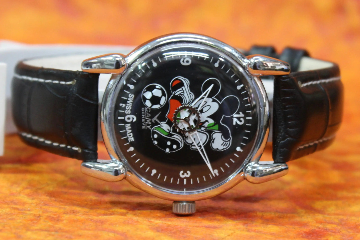 Vintage Swiss Made Watch Camy Geneva 17 Jewels FHF ST96 Hand Wind Mechanism - Genuine Vintage Watches