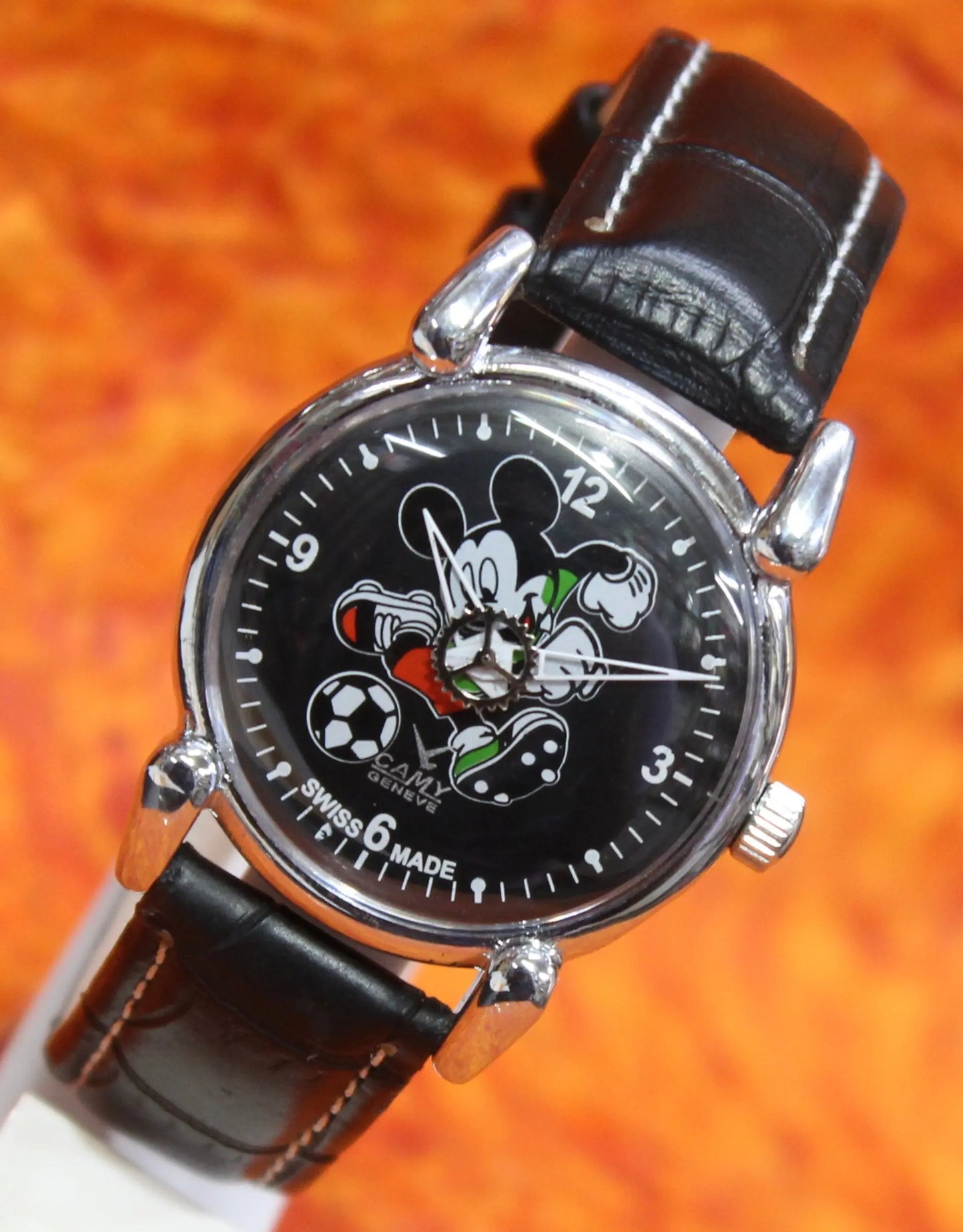 Vintage Swiss Made Watch Camy Geneva 17 Jewels FHF ST96 Hand Wind Mechanism - Genuine Vintage Watches