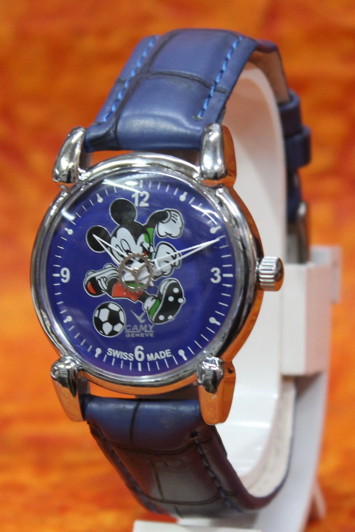 Mickey Mouse Wrist watch Camy Geneva 17 Jewels ST96 Mechanical Hand Wind Movement - Genuine Vintage Watches