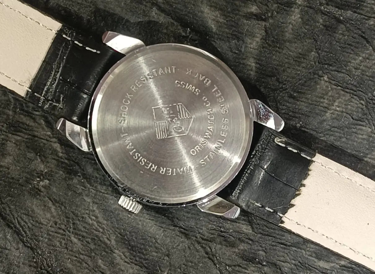 Antique Vintage ORIS 17 Jewels FHF ST96 Mechanical Hand Wind Swiss Made Men's Wristwatch