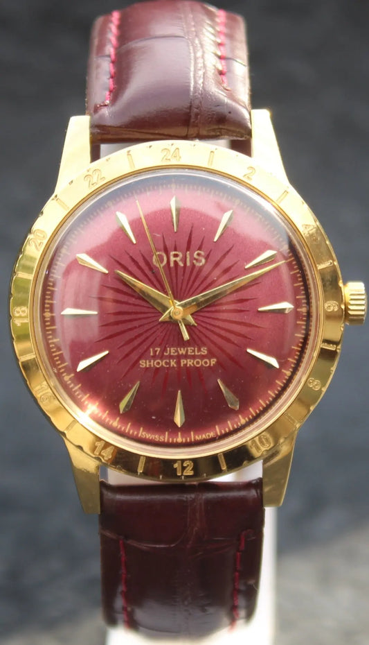 Oris Vintage 17 Jewels FHF ST96 Mechanical Hand Wind Swiss Made Wristwatch - Genuine Vintage Watches