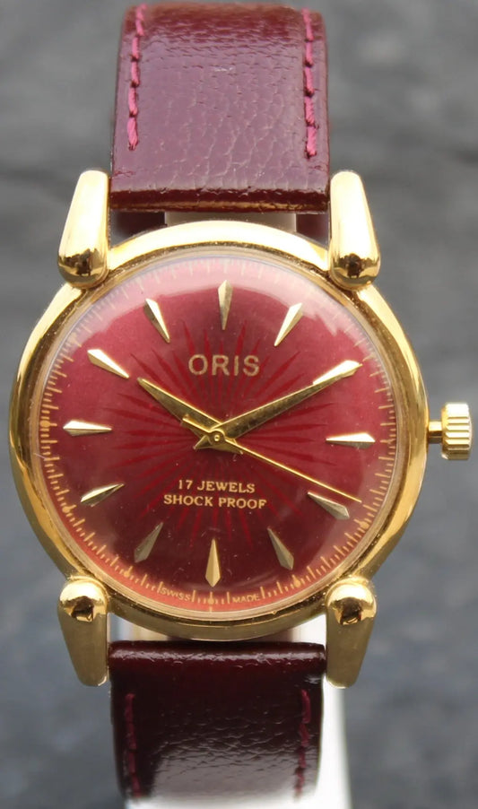 Oris Mechanical Wristwatch 17 Jewels FHF ST96 Hand Wind Swiss Made Movement - Genuine Vintage Watches