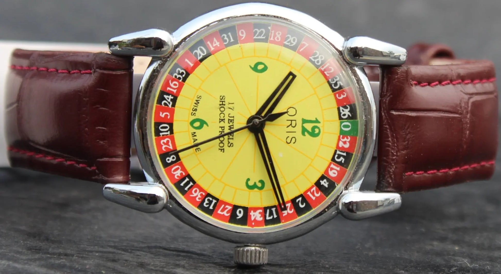 Oris ST96 Watch 17 Jewels Mechanical Hand Wind Swiss Made Movement - Genuine Vintage Watches