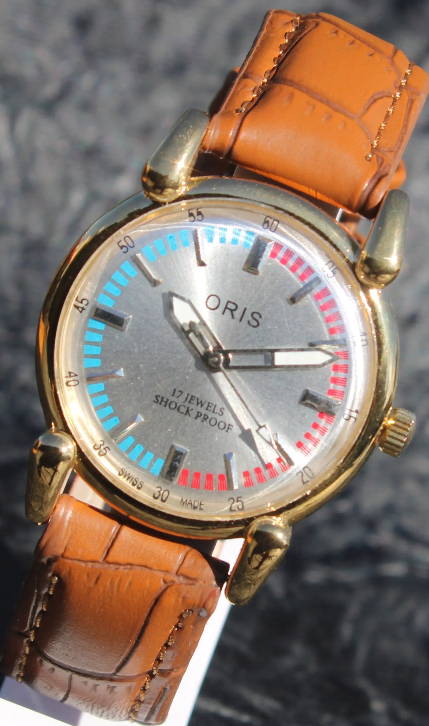 Vintage ORIS 17 Jewels FHF ST9 Mechanical Hand Wind Swiss Made Men's Wristwatch - Genuine Vintage Watches