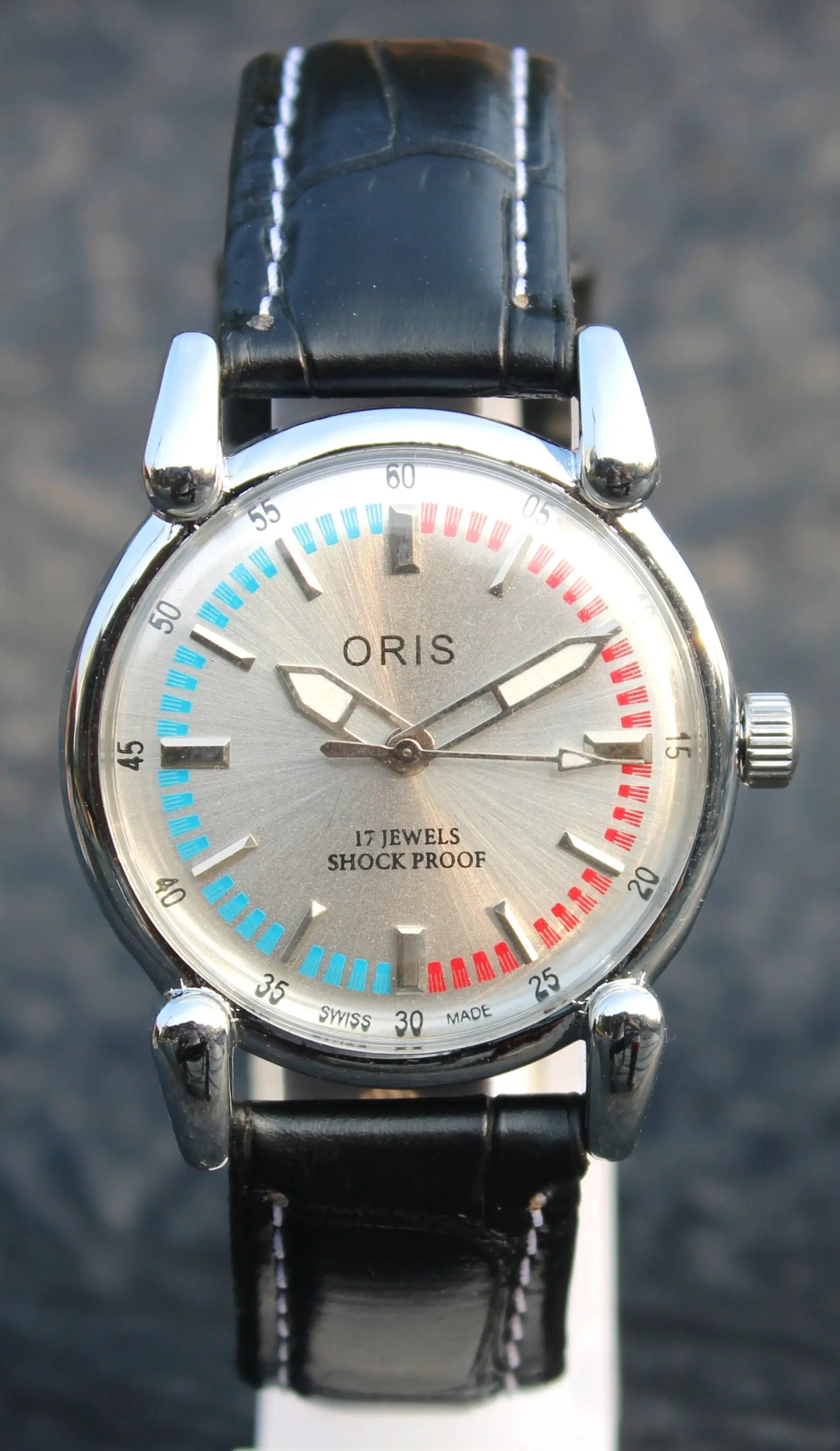 Vintage Oris Mechanical Watch 17 Jewels FHF ST96 Hand Wind Swiss Made - Genuine Vintage Watches