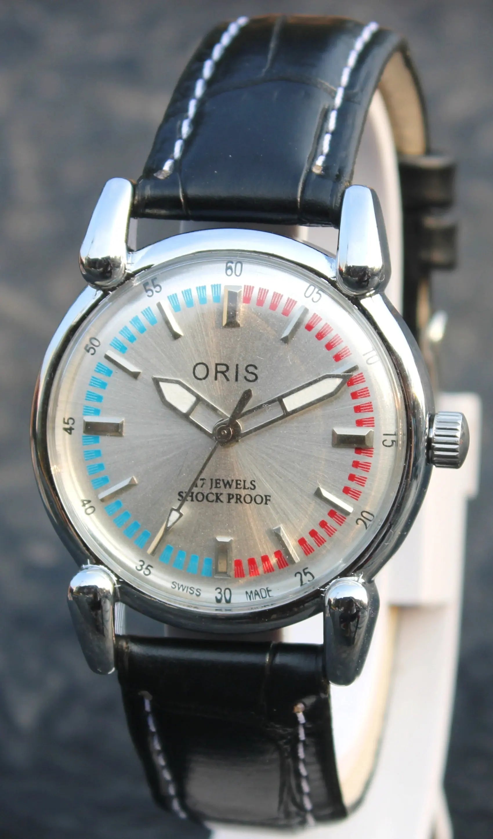 Vintage Oris Mechanical Watch 17 Jewels FHF ST96 Hand Wind Swiss Made - Genuine Vintage Watches