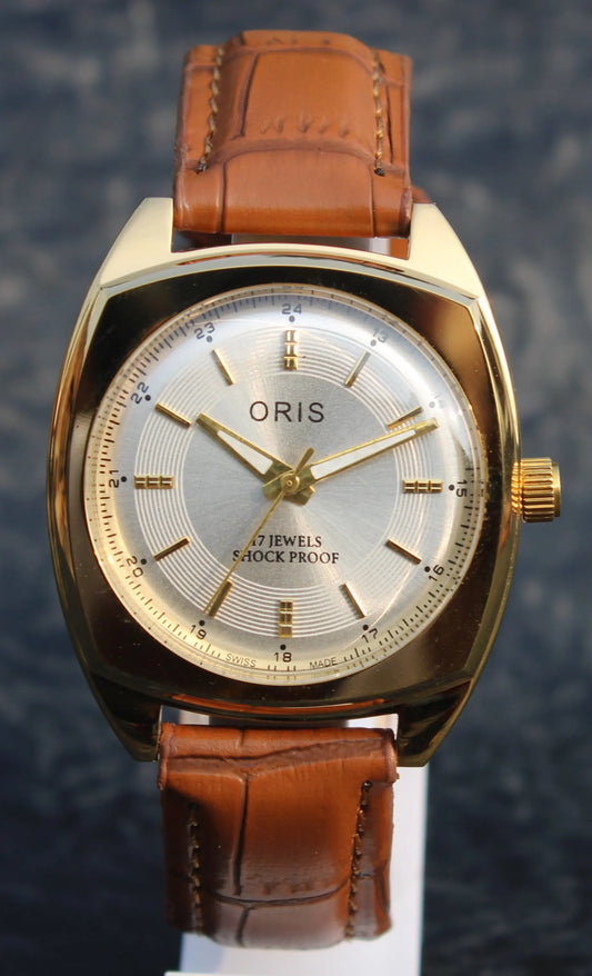 Hand Winding Watch ORIS Vintage 17 Jewels FHF ST96 Mechanical Hand Wind Swiss Made - Genuine Vintage Watches