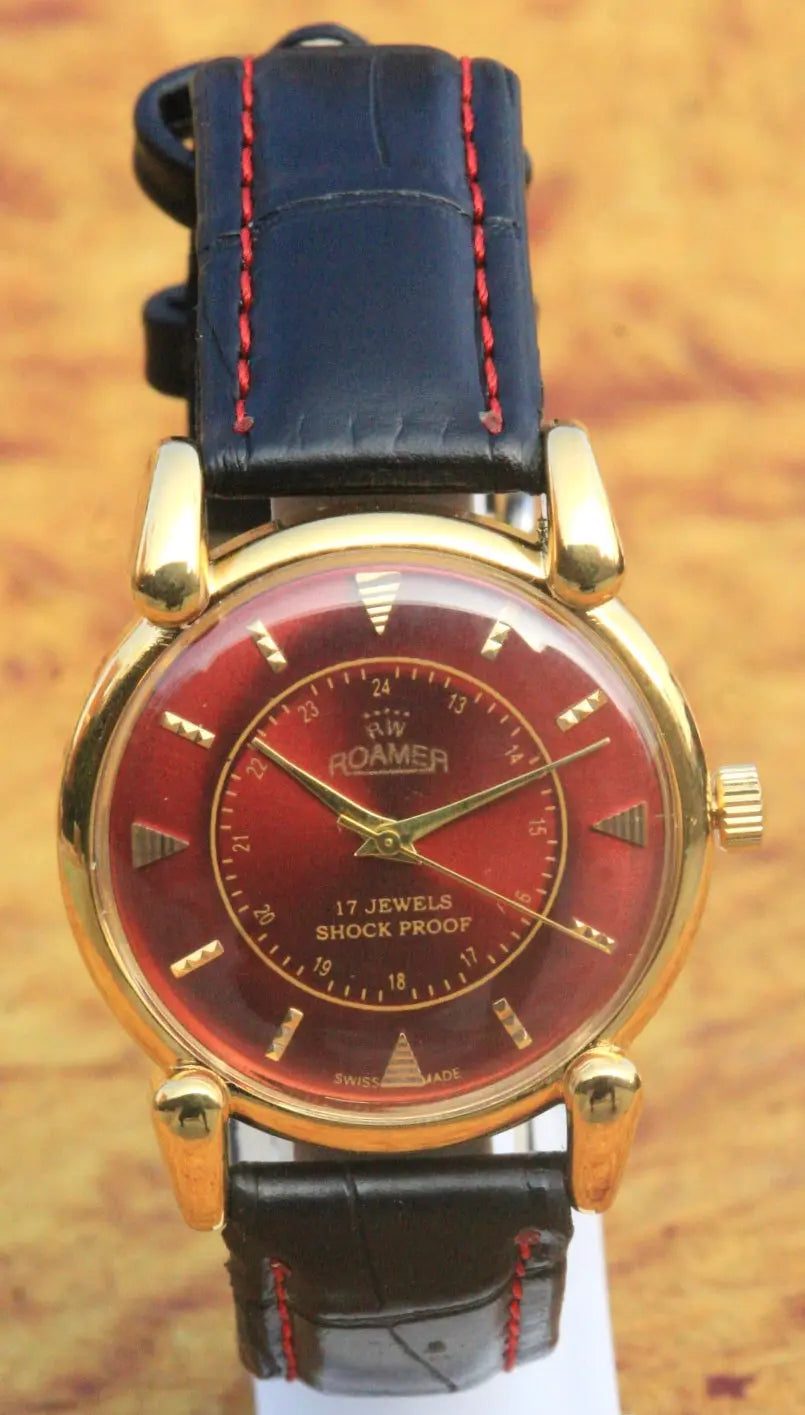 Roamer Vintage ST96 17 Jewels Hand Winding Swiss Made Wristwatch - Genuine Vintage Watches