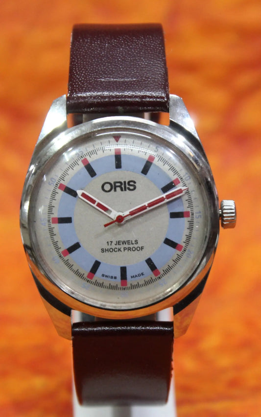 Swiss Made Vintage Oris 17 Jewels ST96 Mechanical Hand Wind Men's Wristwatch - Genuine Vintage Watches