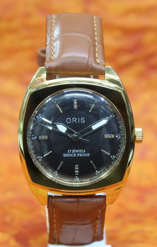 Mechanical Wristwatch ORIS Vintage 17 Jewels ST96 Swiss Made Hand Winding Mechanism - Genuine Vintage Watches