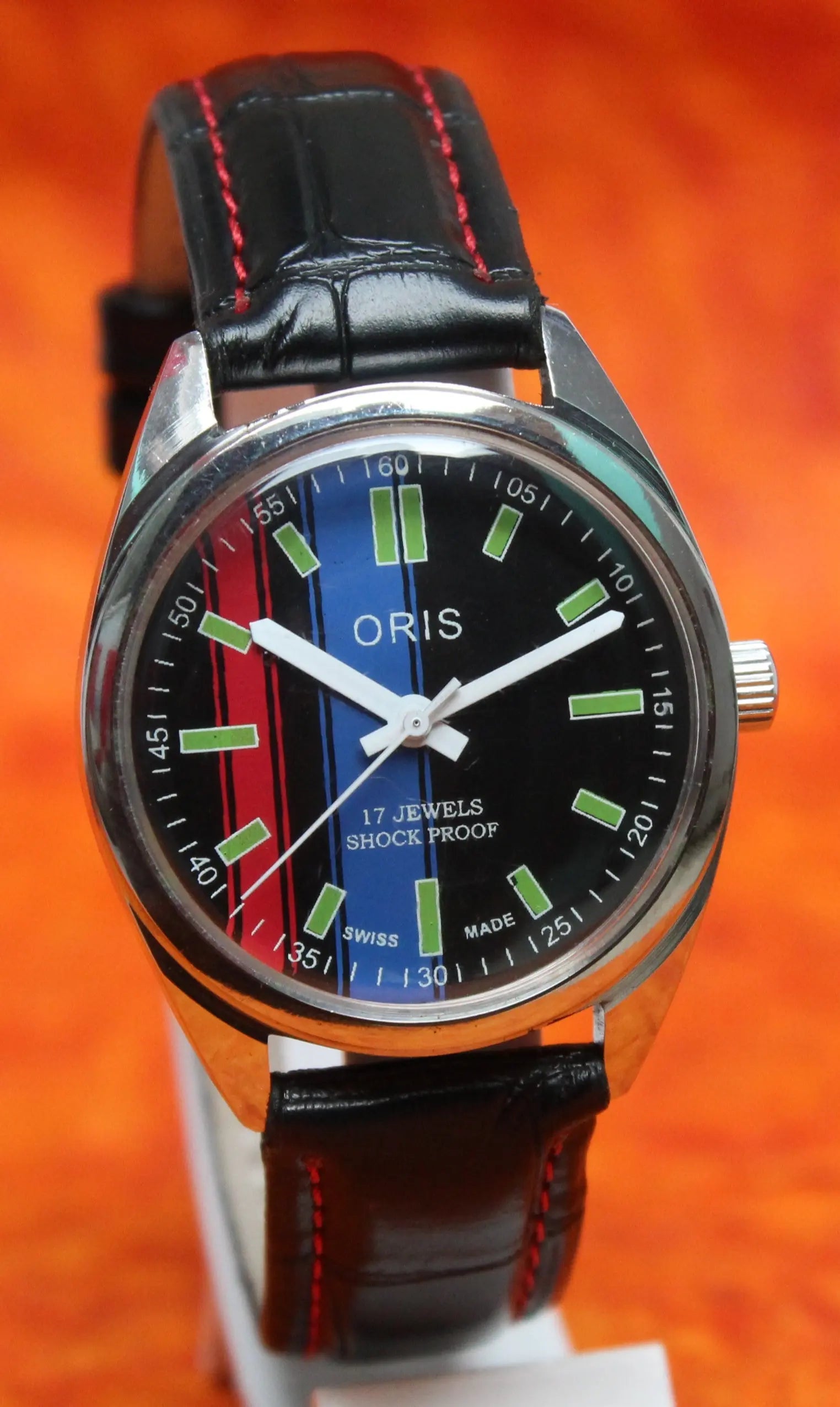 Mechanical Hand Wind Vintage ORIS 17 Jewels FHF ST96 Mechanical Hand Wind Swiss Made - Genuine Vintage Watches