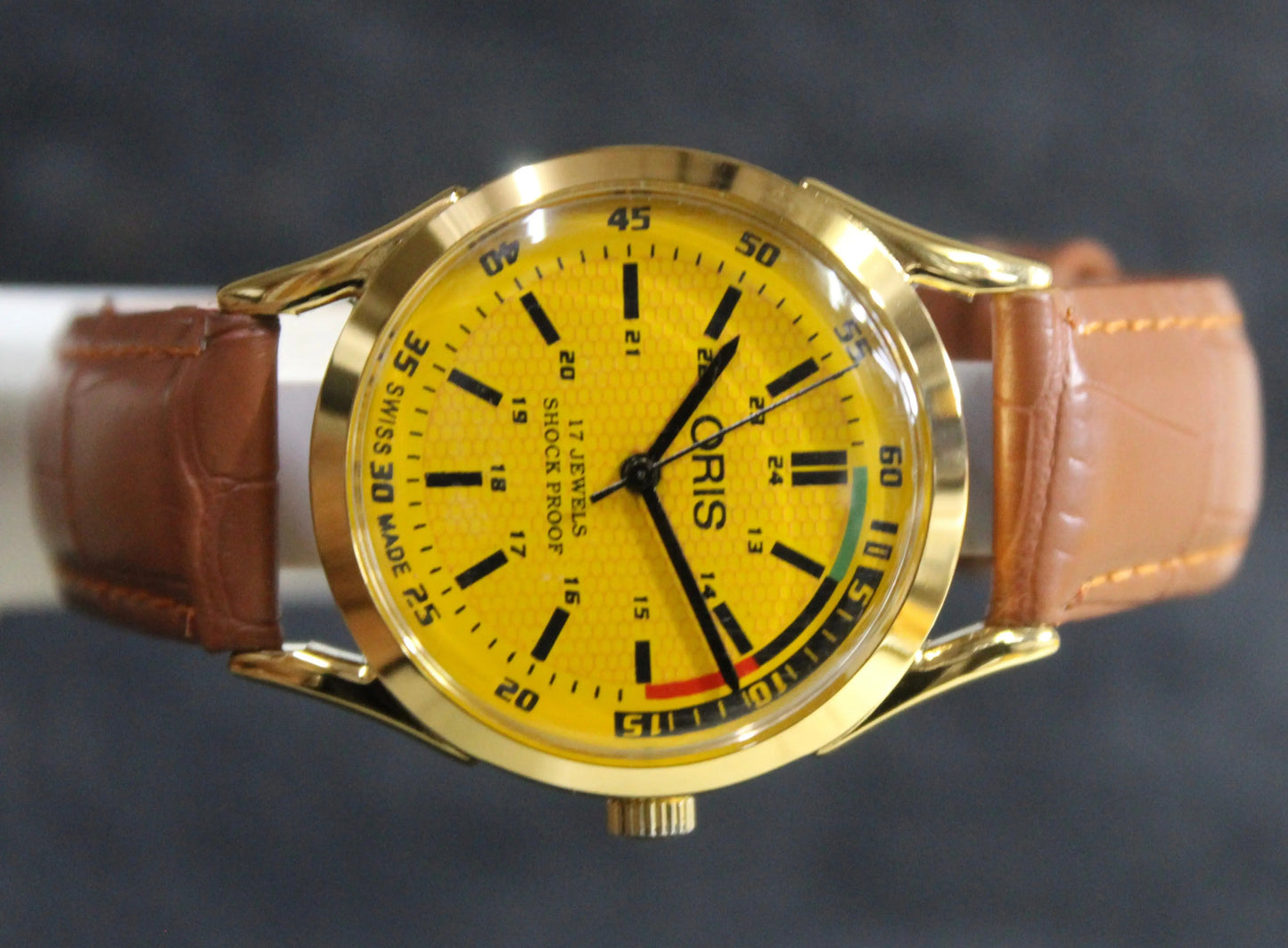 Oris Mechanical Wristwatch 17 Jewels FHF ST96 Hand Wind Swiss Made Movement