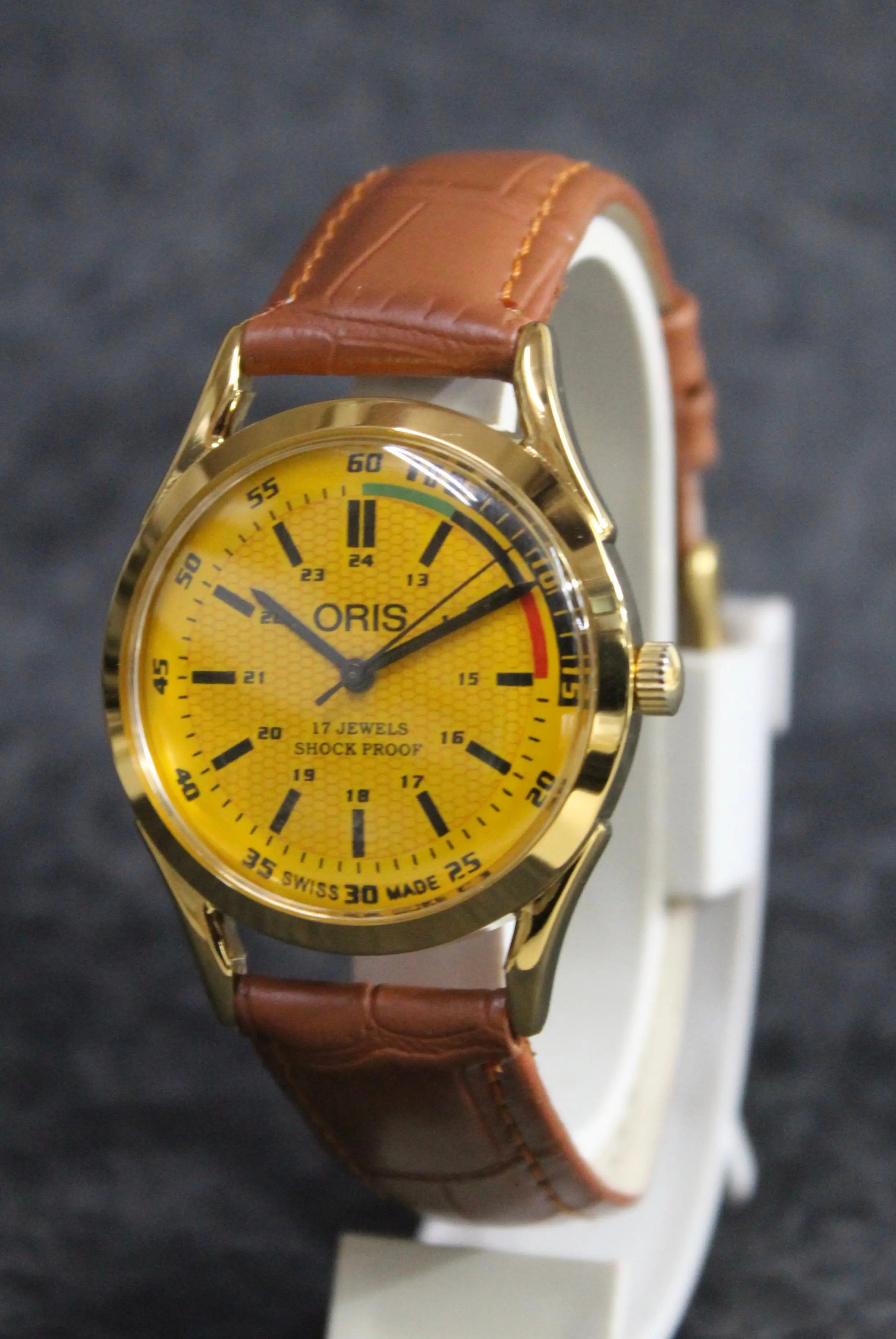 Oris Mechanical Wristwatch 17Jewels ST96 Hand Wind Swiss Made
