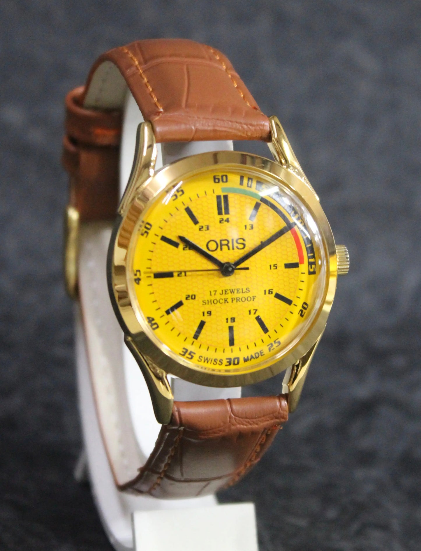 Oris Mechanical Wristwatch 17 Jewels FHF ST96 Hand Wind Swiss Made Movement