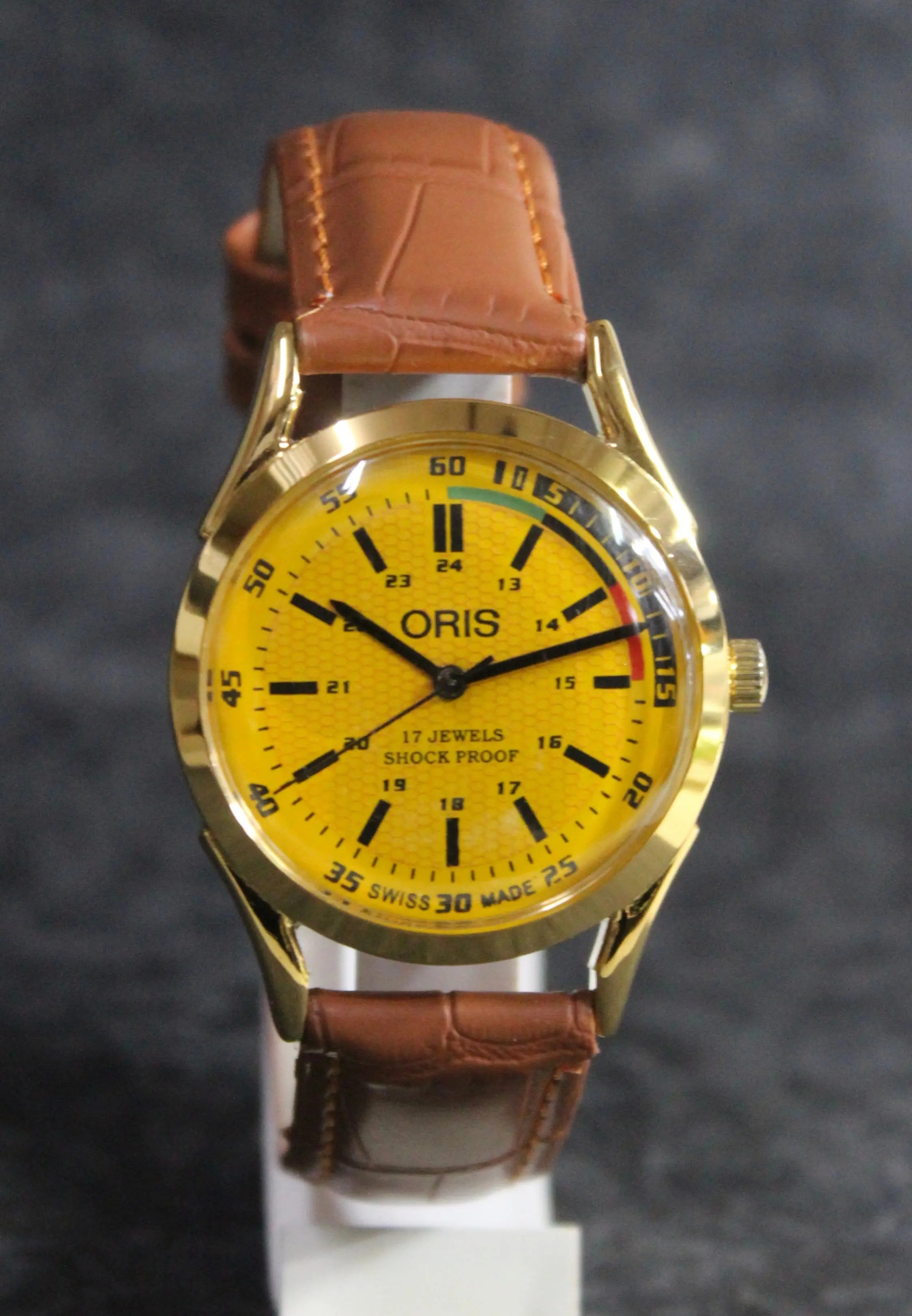 Oris Mechanical Wristwatch 17Jewels ST96 Hand Wind Swiss Made