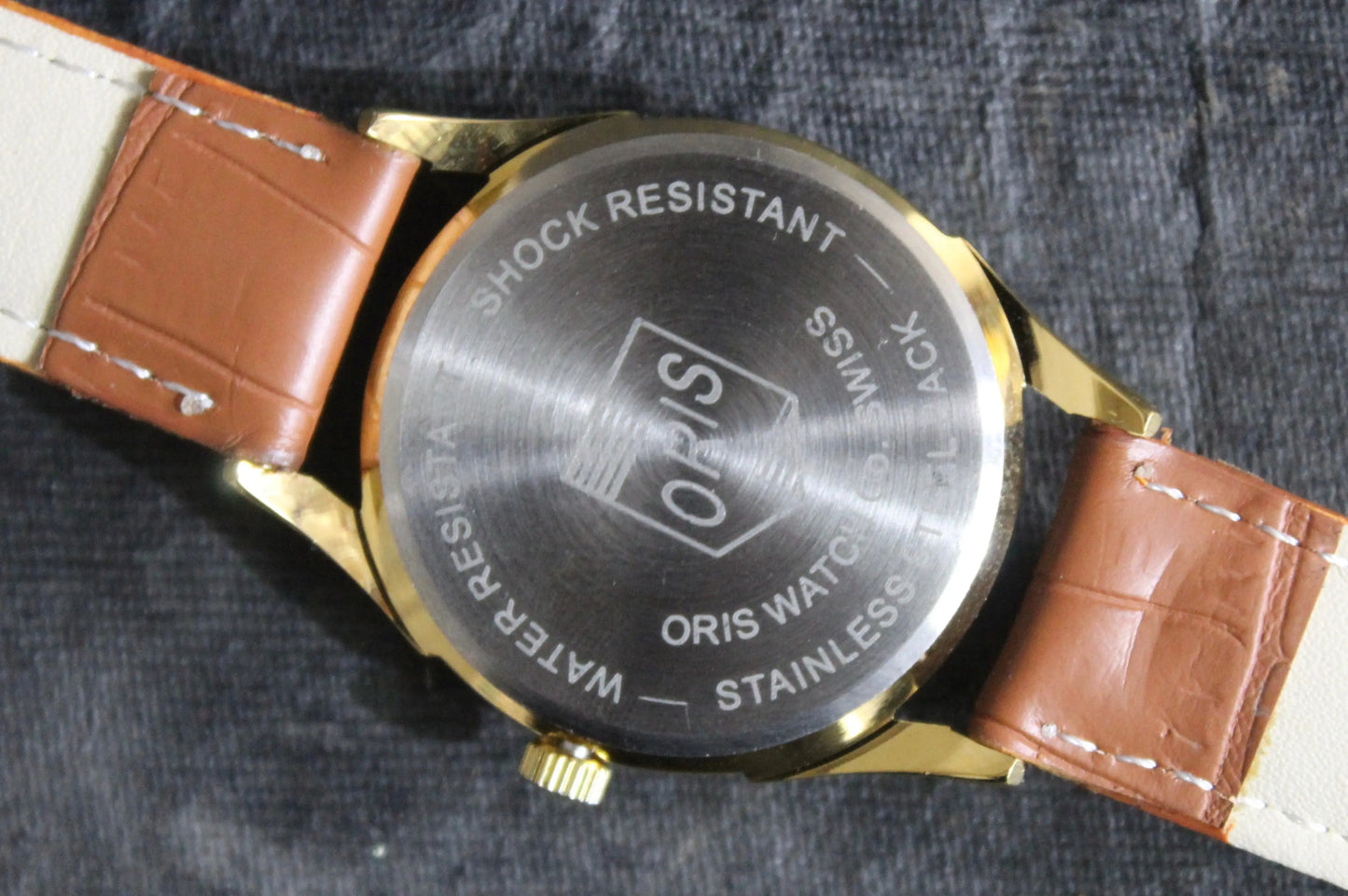 Oris Mechanical Wristwatch 17 Jewels FHF ST96 Hand Wind Swiss Made Movement